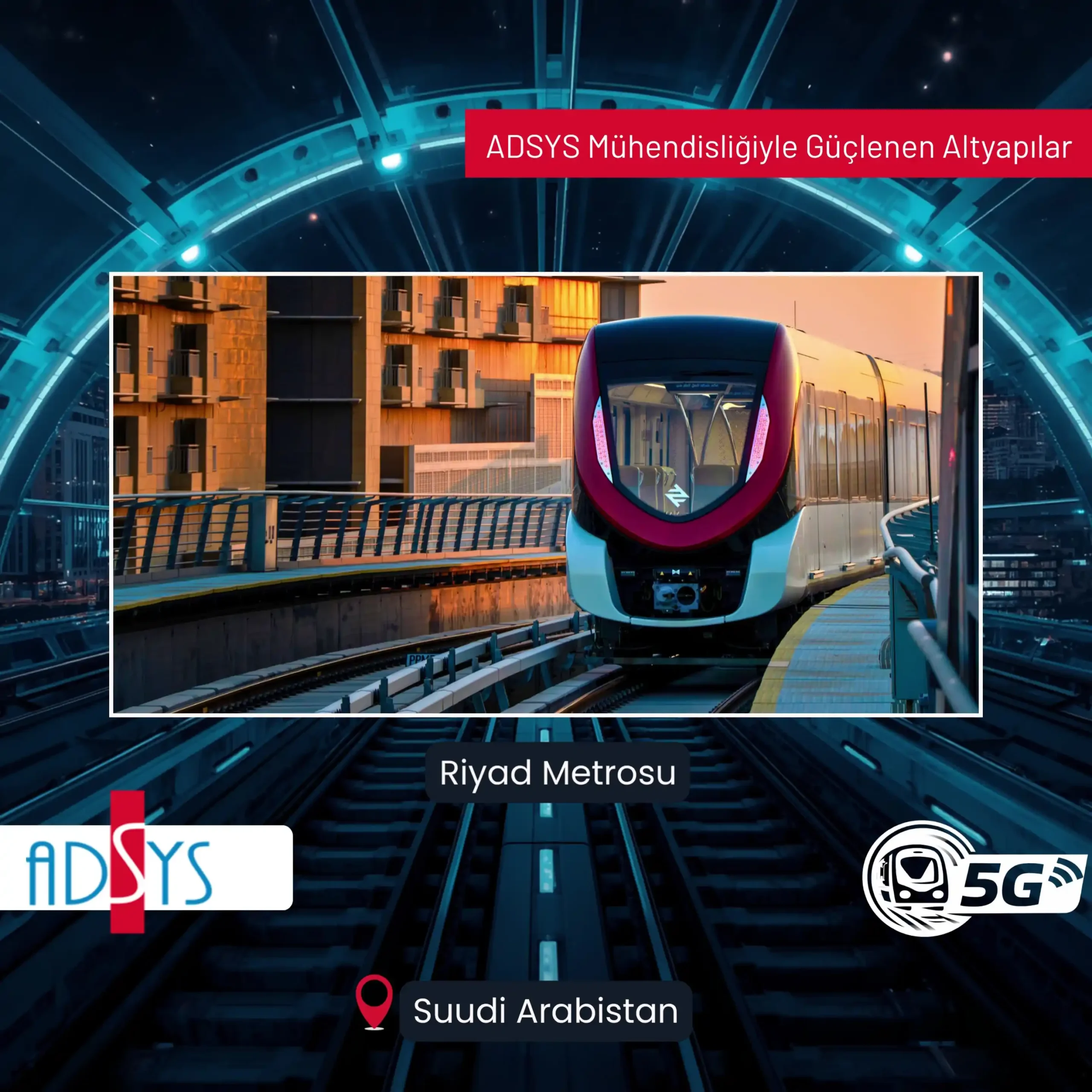 ADSYS metro sistemlerinde 5G ile güçlenen dijital altyapı video kapağı